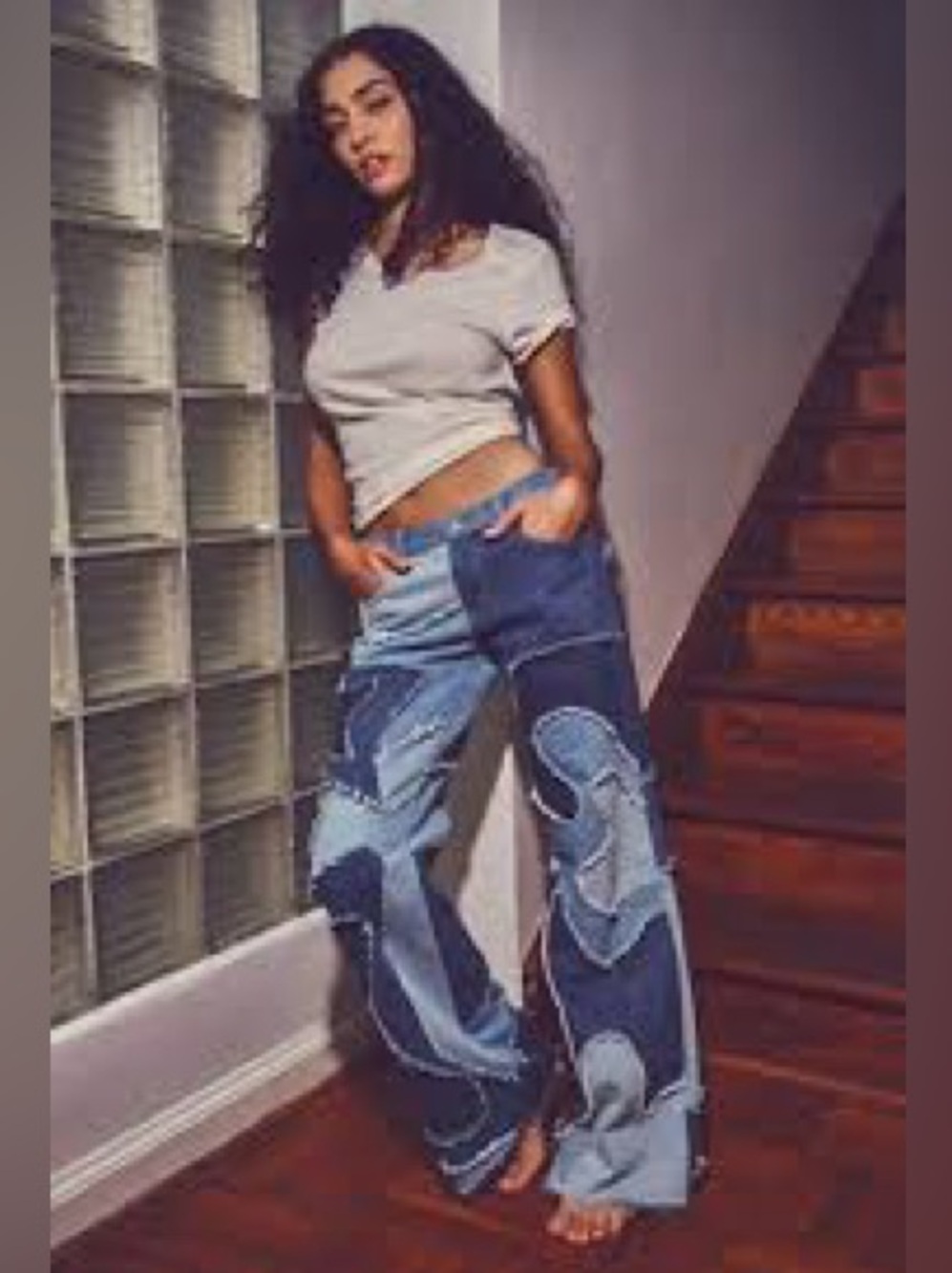 Free People SuperNova Jeans.  Amazing Gorgeous !! Rare size 25 BoHo